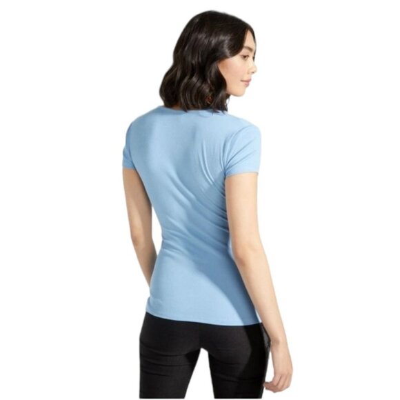 NWT rue 21 Light Blue V Neck Essential Tee Size XS Color Light Blue - Picture 2 of 6